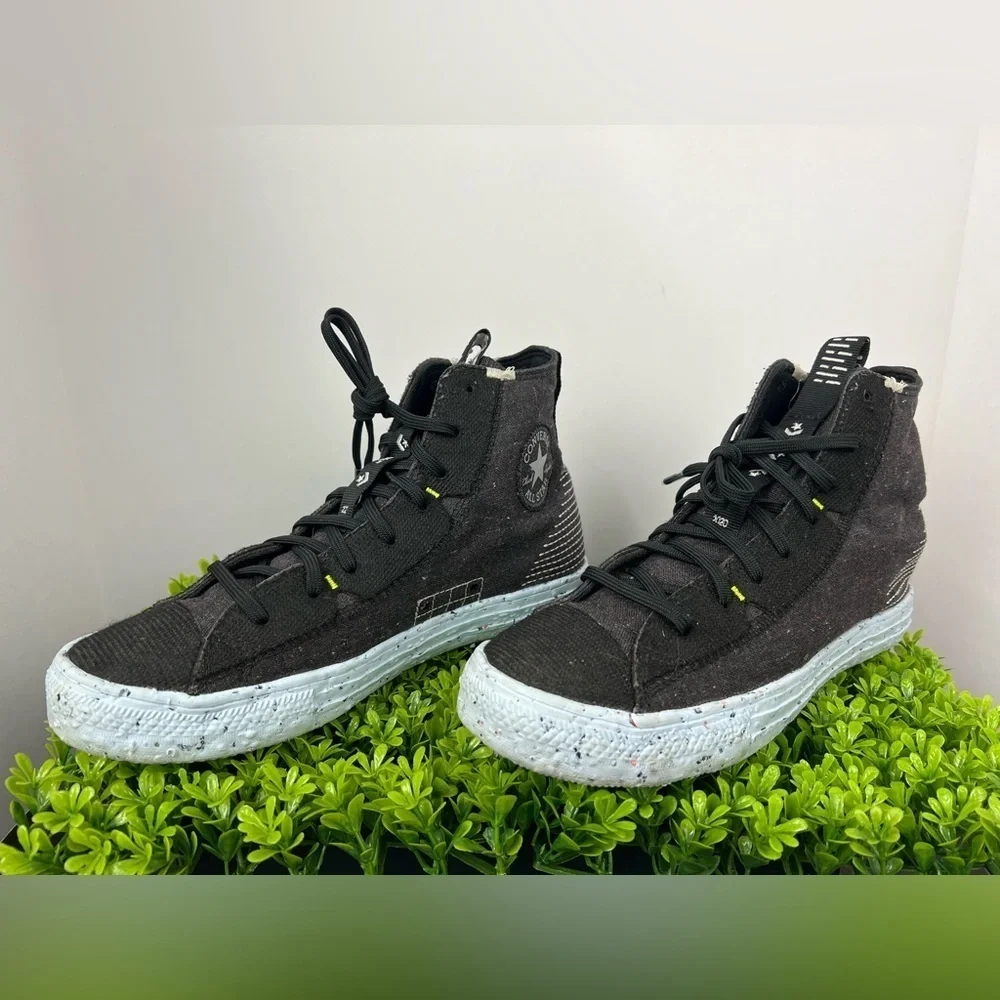 Converse Chuck Taylor All Star Crater Hi Black Sz Mens 7.5 /Wmn 9.5
